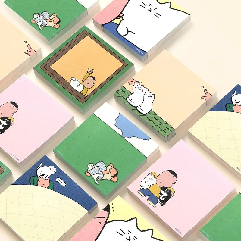 Kawaii Cartoon Memo Pads | Cute To-Do List Notepad – 7 Colors Kawaii Memo Notepad Qme