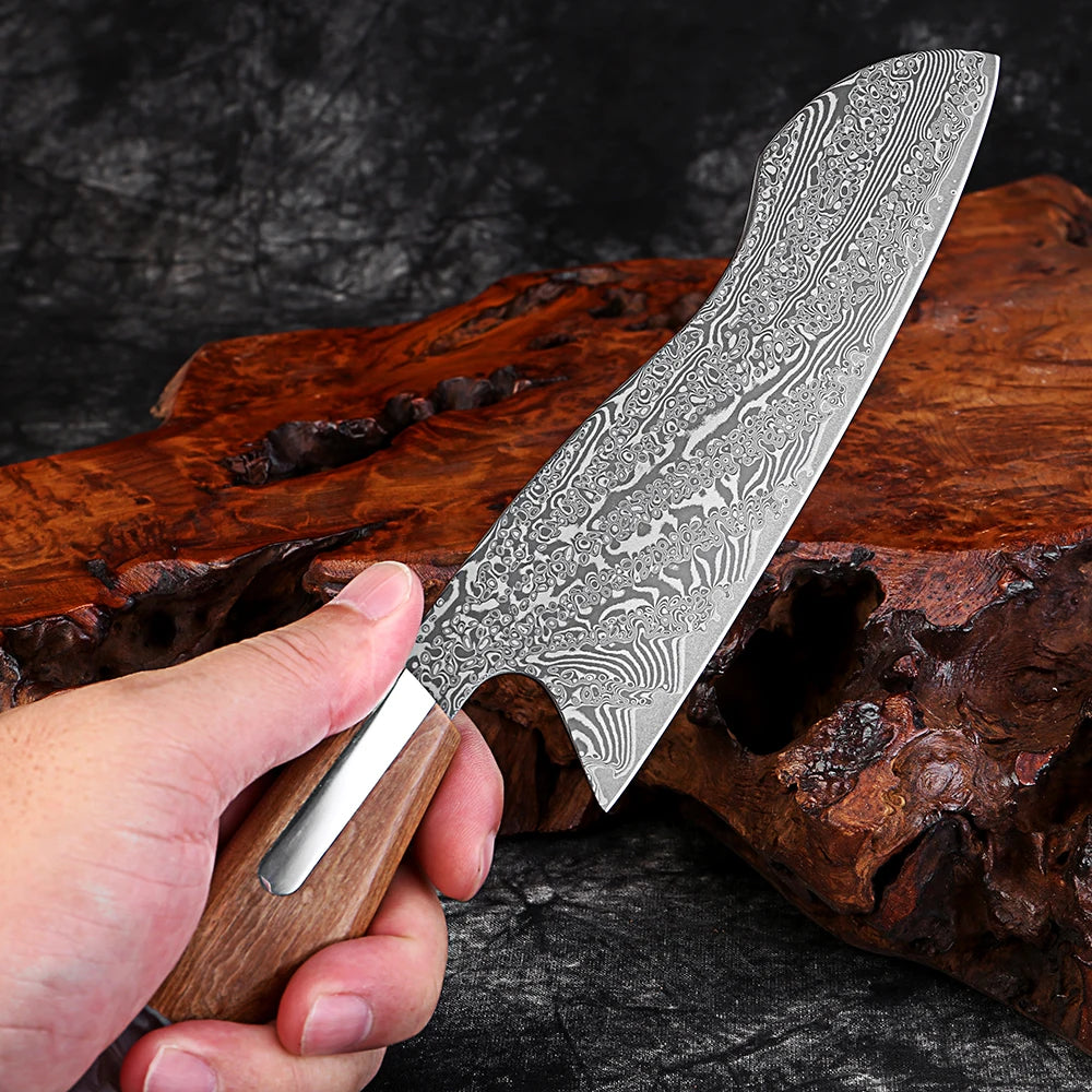 Xituo Damascus Steel Kitchen Knife Set – 1-5 Piece Chef Set Kitchen Knife Set Qst