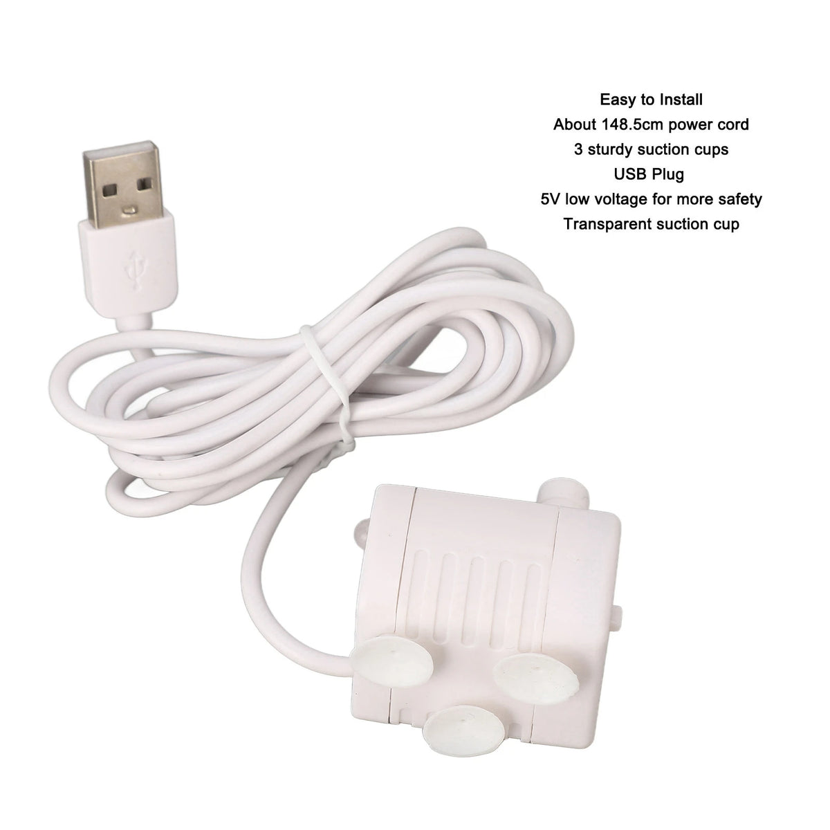 USB Pet Water Fountain Pump – Quiet Brushless Motor Replacement Fountain Pump Qst