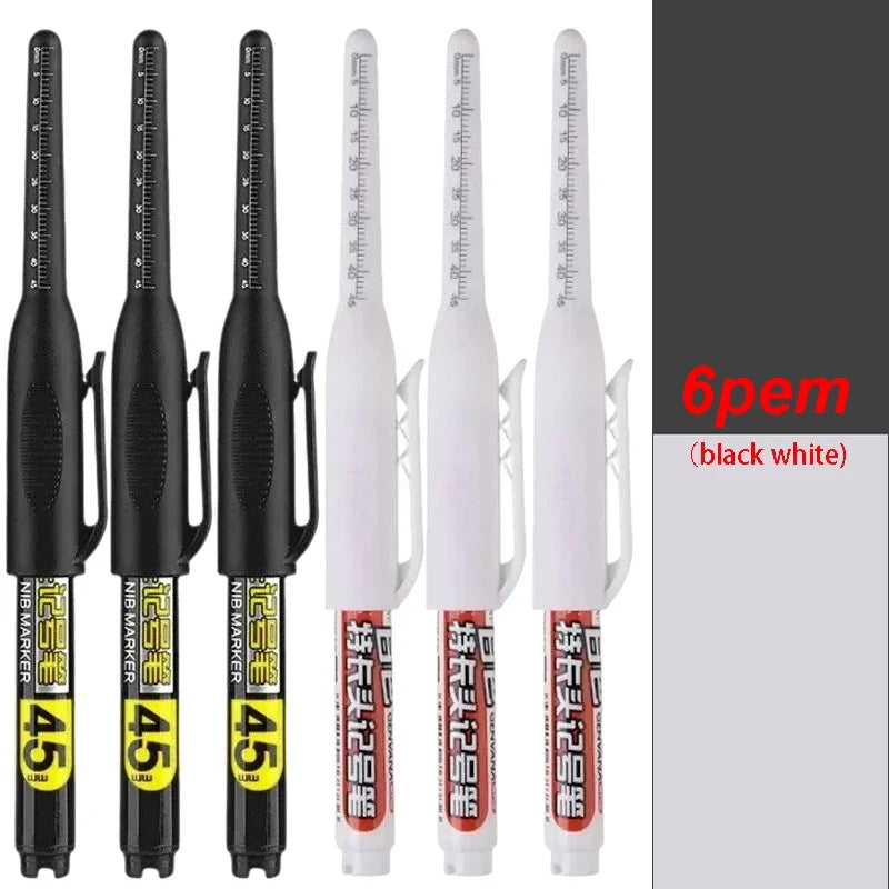 Waterproof Deep Hole Marker Pen – Long Nib Carpenter Pen