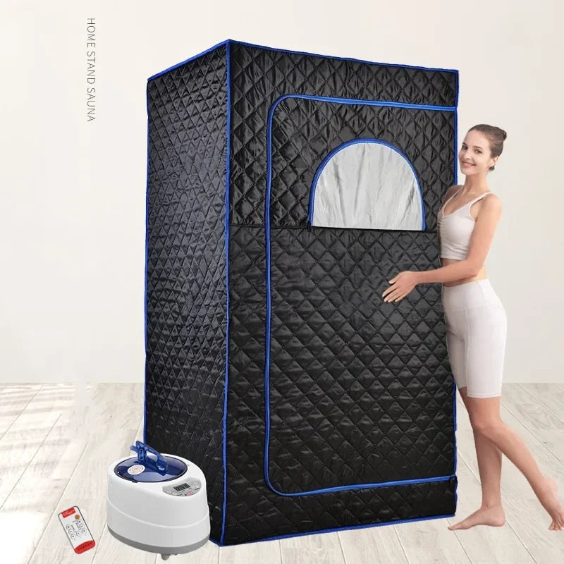 Portable Full Body Steam Sauna Tent 2L Generator Remote Control Portable Steam Sauna Qst