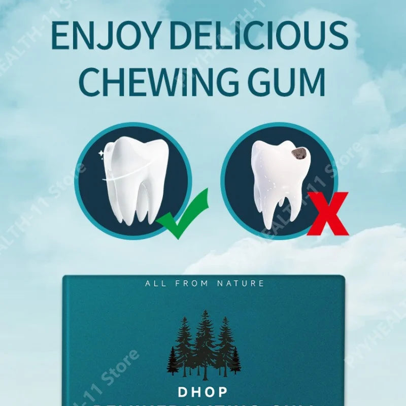 Sugar-Free Xylitol Gum with Propolis & Mastic Mint – 18 Pieces Oral Care Gum Qst