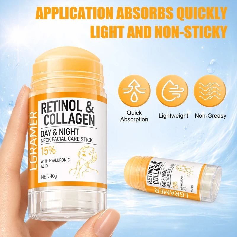 LGRAMER Retinol & Collagen Neck & Face Cream Stick 40g Neck & Face Cream Qst