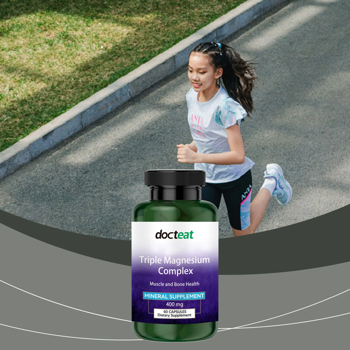 Docteat Magnesium Complex Capsules – Daily Supplement Magnesium Supplement Qst