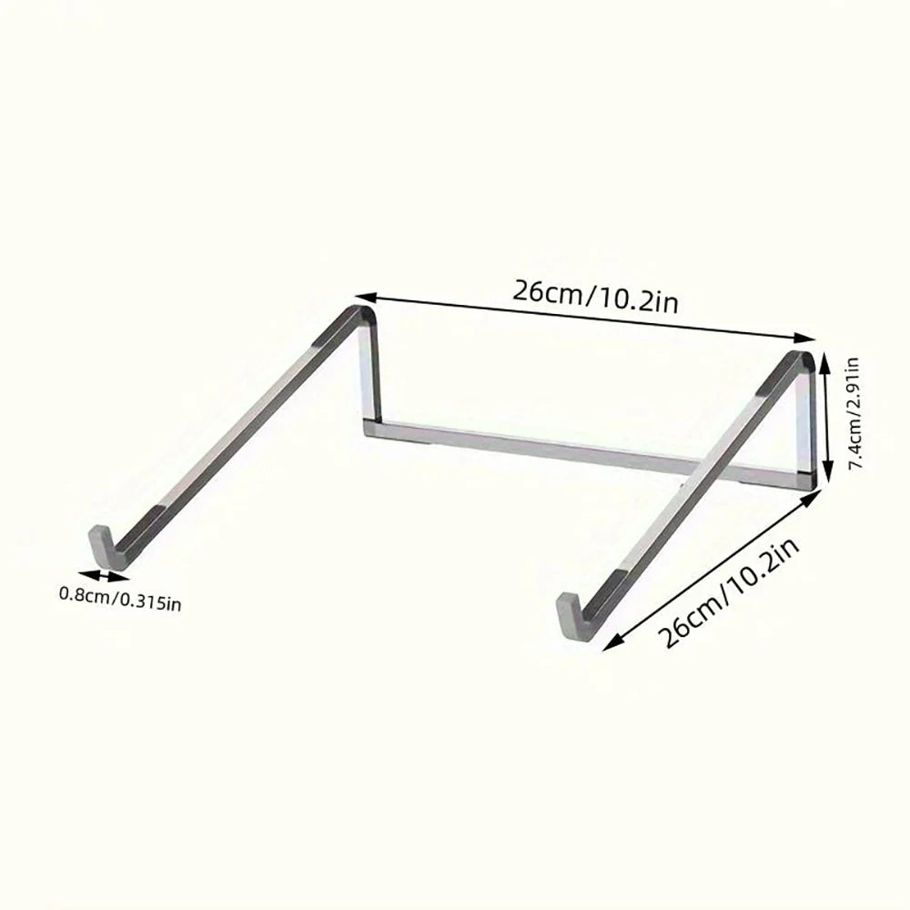 Aluminum Foldable Laptop Stand – Adjustable Portable Holder Laptop Stand Qme