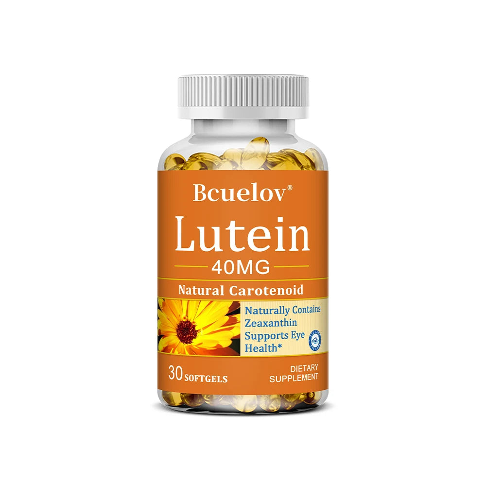 Natural Lutein 40mg Eye Health Supplement – Non-GMO Antioxidant Eye Health Supplement Qst 30 count-1 bottle
