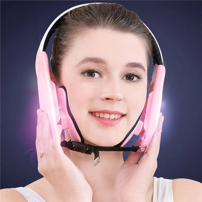 V Shape Face Lifting Brace – Facial Slimming Contouring Mask Face Contouring Brace Qst As Shown