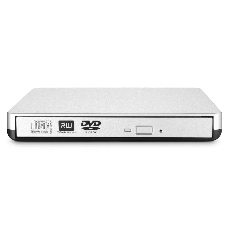 Portable USB 3.0 External Slim DVD-ROM Optical Drive | Qme External Optical Drive Qme