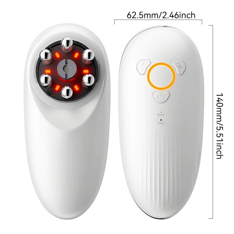Face & Body Sculpting Massager – Cupping & Toning Device Body Sculpting Massager Qst White With Box