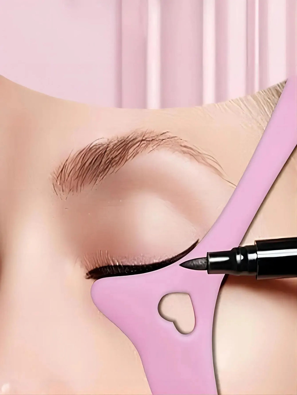 Silicone Eyeliner Stencil Wing Tips & Lip Liner Aid Tool Eyeliner Stencil Tool Qme