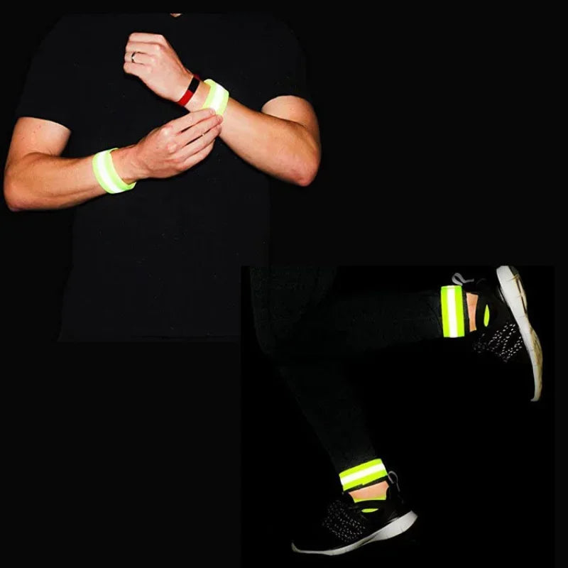 Reflective Arm Band for Night Running, Cycling & Jogging Reflective Arm Band Qme