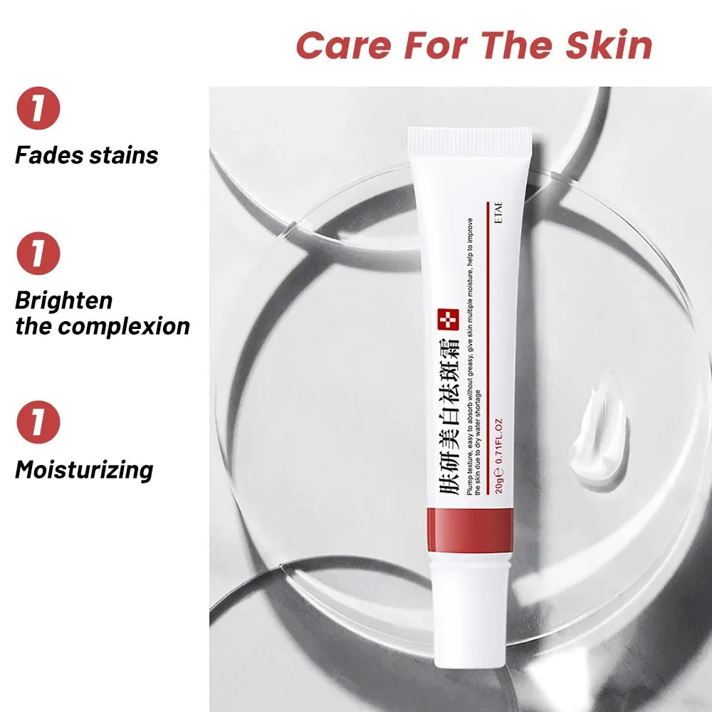 REAROYA 20g Brightening Dark Spot Cream – Niacinamide & Vitamin C Brightening Face Cream Qst