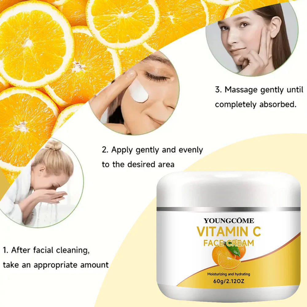 YOUNGCOME Vitamin C Face Cream – Brightening Moisturiser Vitamin C Face Cream Qst