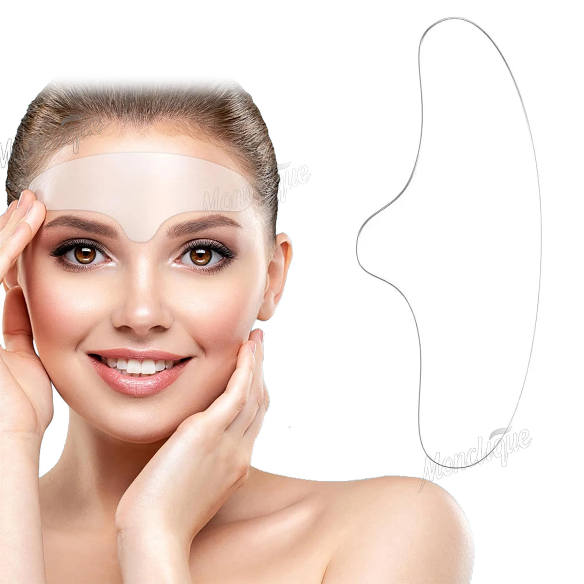 Reusable Silicone Forehead Wrinkle Patches – Gel Skincare Pads Silicone Wrinkle Patch Qst