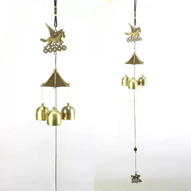 Retro Horse Metal Wind Chimes – Garden & Yard Décor Wind Chimes Qme