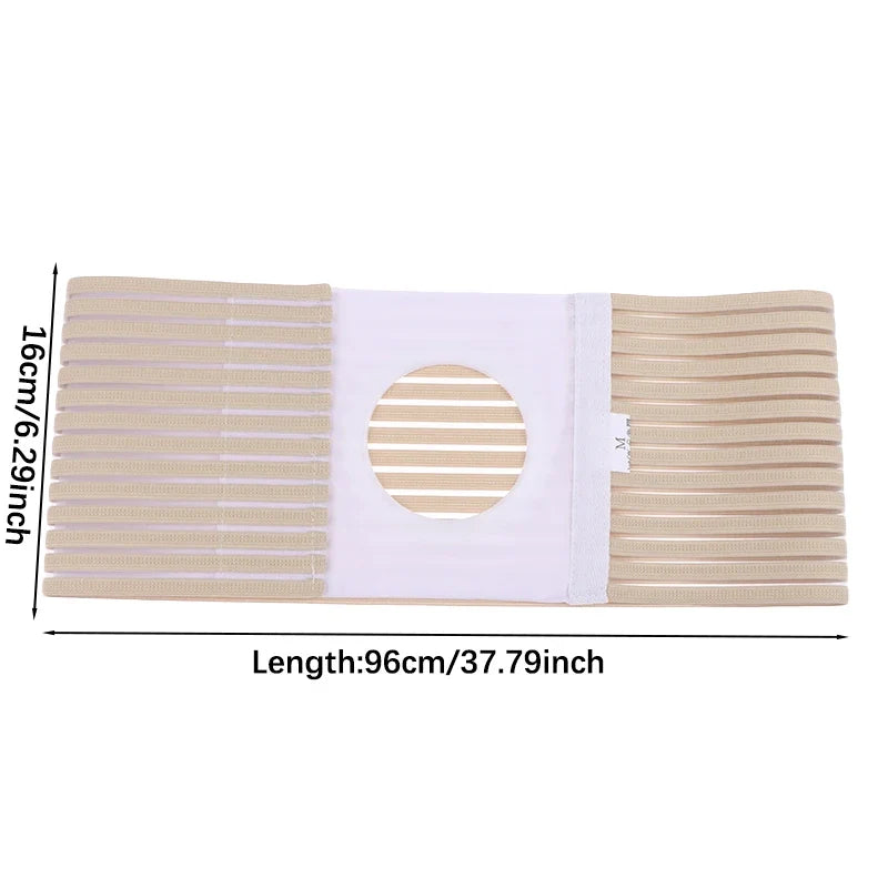 Ostomy Stoma Support Belt Unisex Abdominal Binder Brace Abdominal Support Brace Qme M