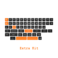 CHOSFOX Low Profile PBT Keycaps | Kailh Choc 1350 Switch Mechanical Keyboard Keycaps Qme EXTRA KIT