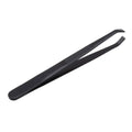 Stainless Steel Slant Eyebrow Tweezers – Precision Hair Removal Eyebrow Tweezers Qme black