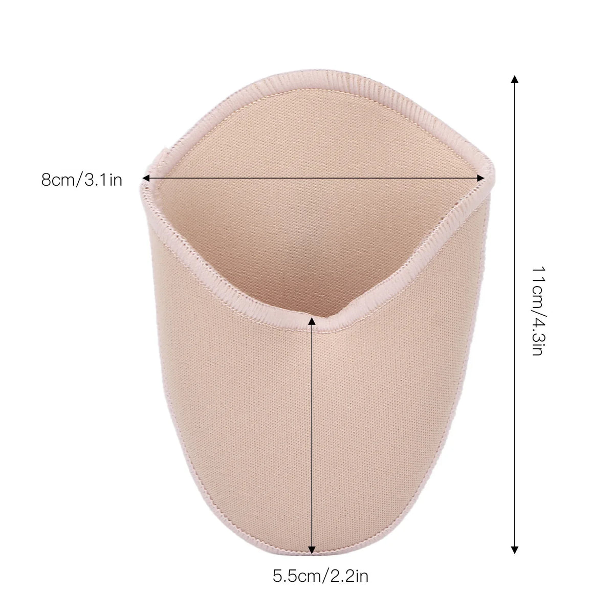 Ballet Pointe Toe Protector Insoles – Dance & Running Cushion Toe Protector Insoles Qme