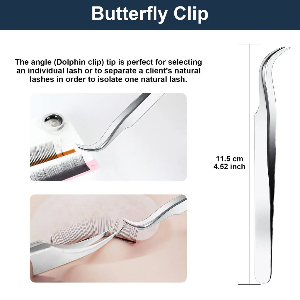 Qme Volume Tweezers Eyelash Extensions 3D 6D 10D Lash Fan Lash Extension Tweezers Qme
