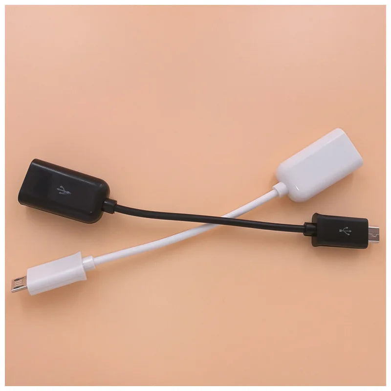 Micro USB OTG Adapter Cable – Data Transfer & Charging V8 USB OTG Adapter Cable Qme