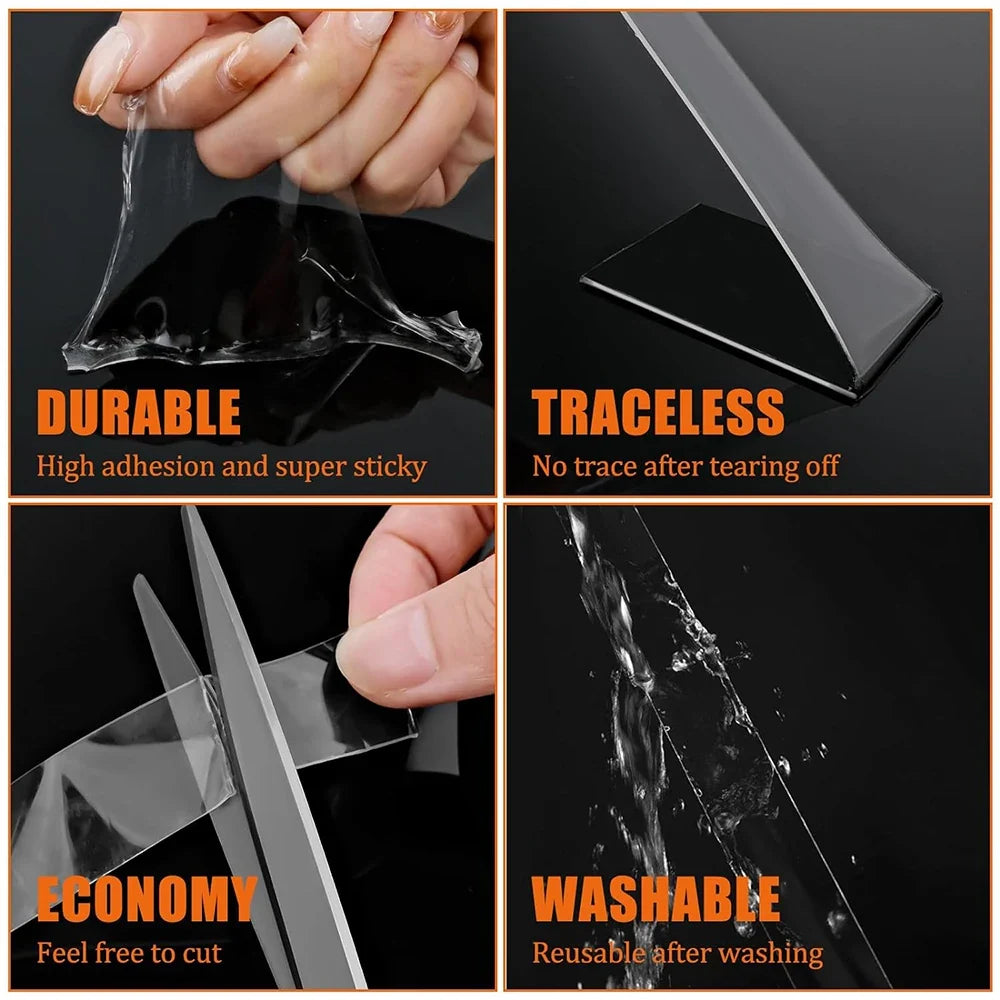 Nano Tape Extra Strong Double-Sided Heavy Duty Mounting Tape Mounting Tape Qme