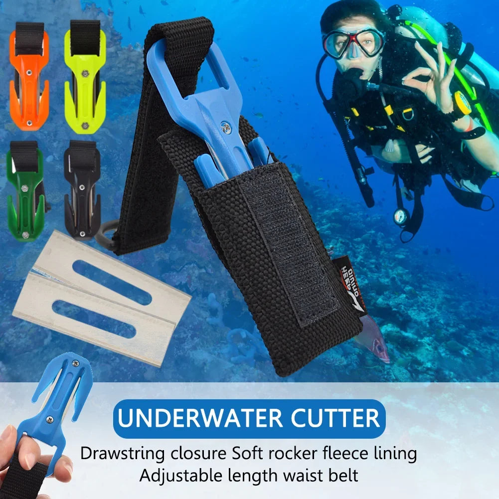 Scuba Diving Cutting Tool – Spearfishing Dive Knife Set Dive Cutting Tool Qme