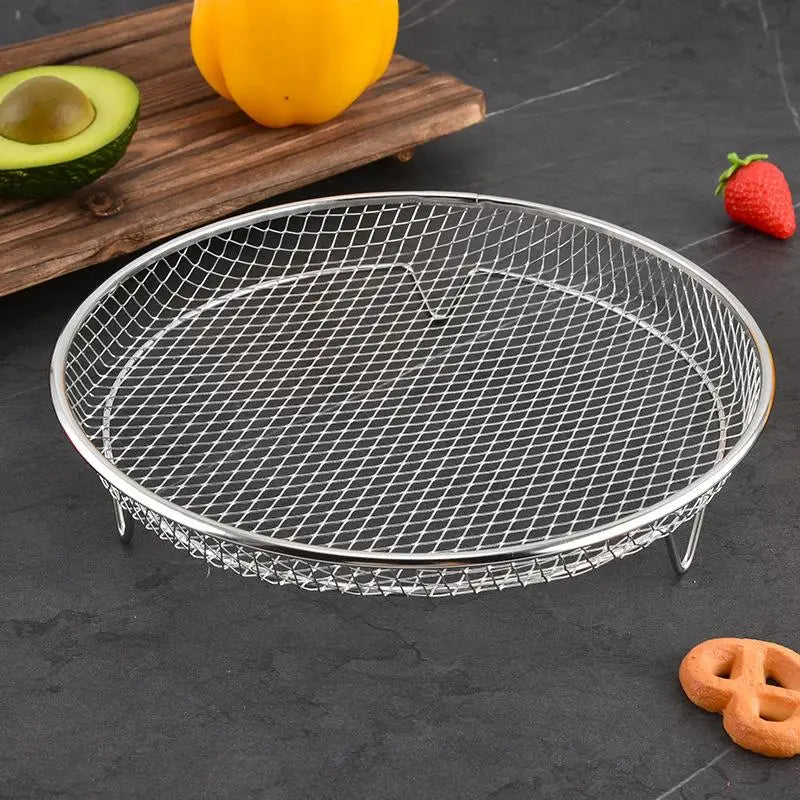 Stackable Stainless Steel Air Fryer Grill Rack & Oven Grille Air Fryer Grill Rack Qme