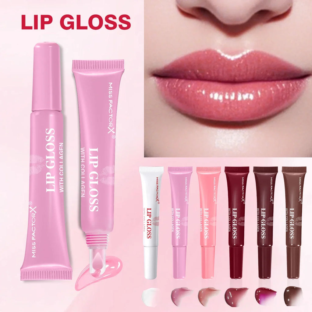6-Color Lip Gloss Set | Long-Lasting & Moisturizing | Qme Lip Gloss Set Qme