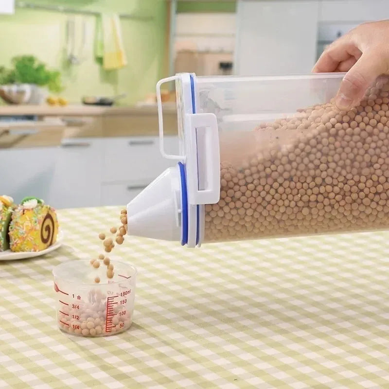Plastic Cereal & Grain Food Storage Dispenser Container Food Storage Container Qme