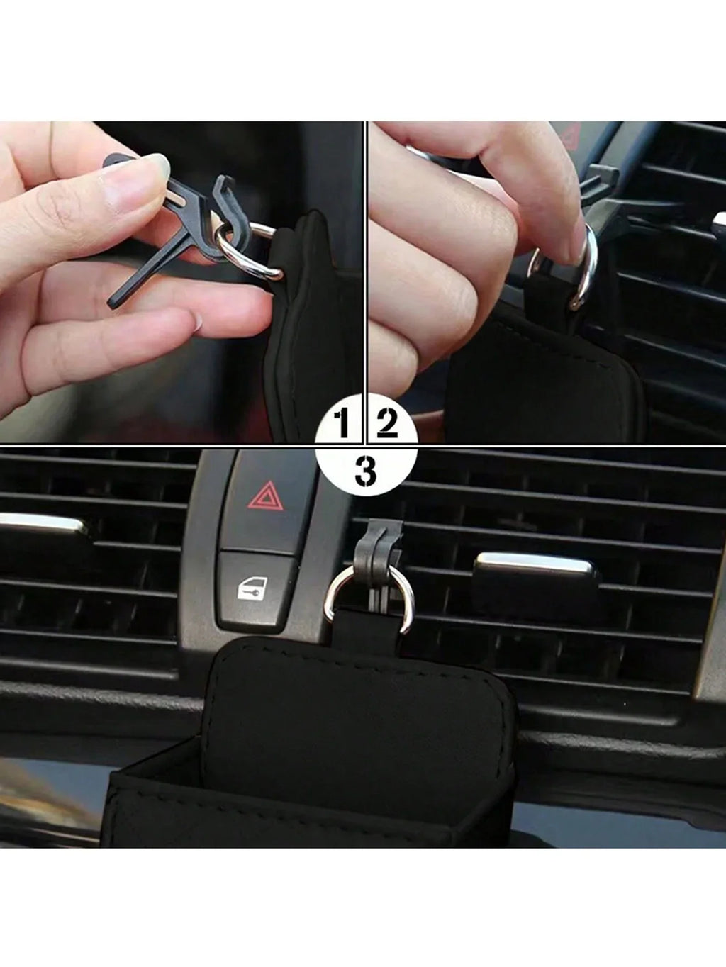Car Air Vent Storage Bag & Organizer Box | Qme Car Vent Organizer Qme