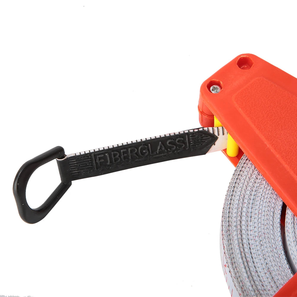 50m Open Reel Tape Measure – ABS Plastic Measuring Ruler Tool Open Reel Tape Measure Qst