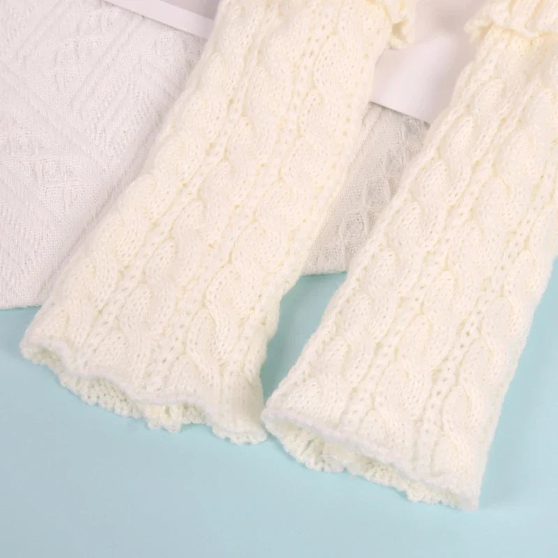 Soft Knitted Baby Leg Warmers – Toddler Calf Covers for Girls Baby Leg Warmers Qme