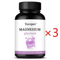 Magnesium Glycinate 120 Veg Capsules – Heart & Muscle Support Mineral Supplement Qst 120 count -3 bottle