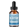 Organic Methyl Folate + Methyl B12 Liquid | 5-MTHF Berry Liquid Vitamin Supplement Qst 60ml 1 bottle