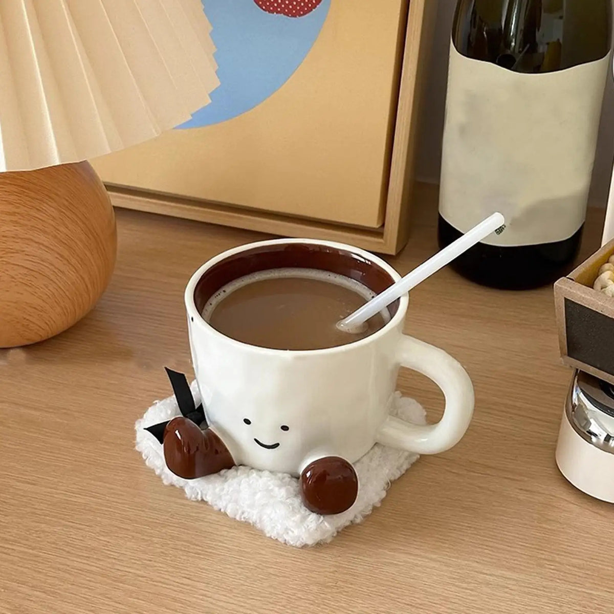 Funny Ceramic Coffee Mug – Cute Tea Cup for Home & Office Ceramic Coffee Mug Qme 301-400ml
