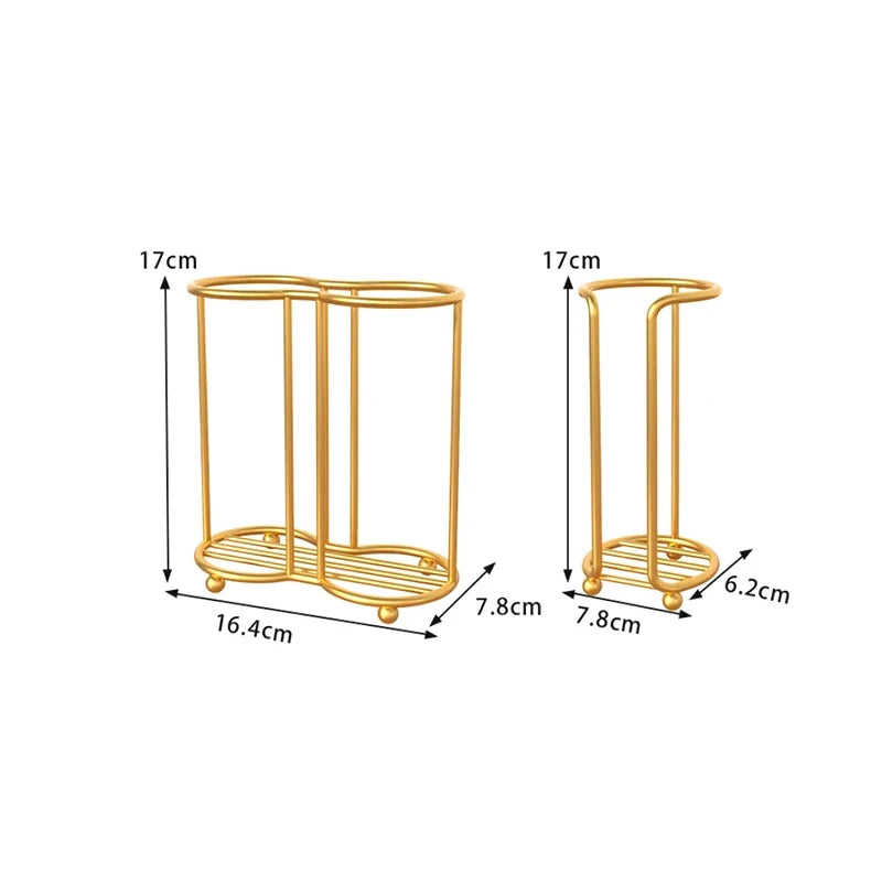 Desktop Iron Cup Storage Rack & Paper Cup Holder for Kitchen Cup Storage Rack Qme