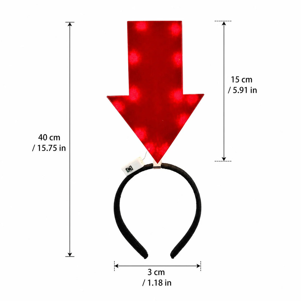 Funny Light-Up Question Mark Headband | Party & Halloween Prop Novelty Party Headband Qme