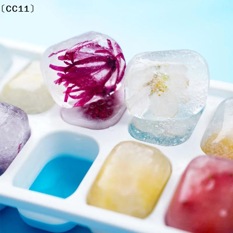 14-Grid Silicone Square Cube Mold Tray – Non-Toxic, Durable Silicone Craft Mold Qme