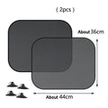 Universal Foldable Car Windshield Sunshade Visor – 25x15in Car Windshield Sunshade Qme 2Pcs Rear Seat Side