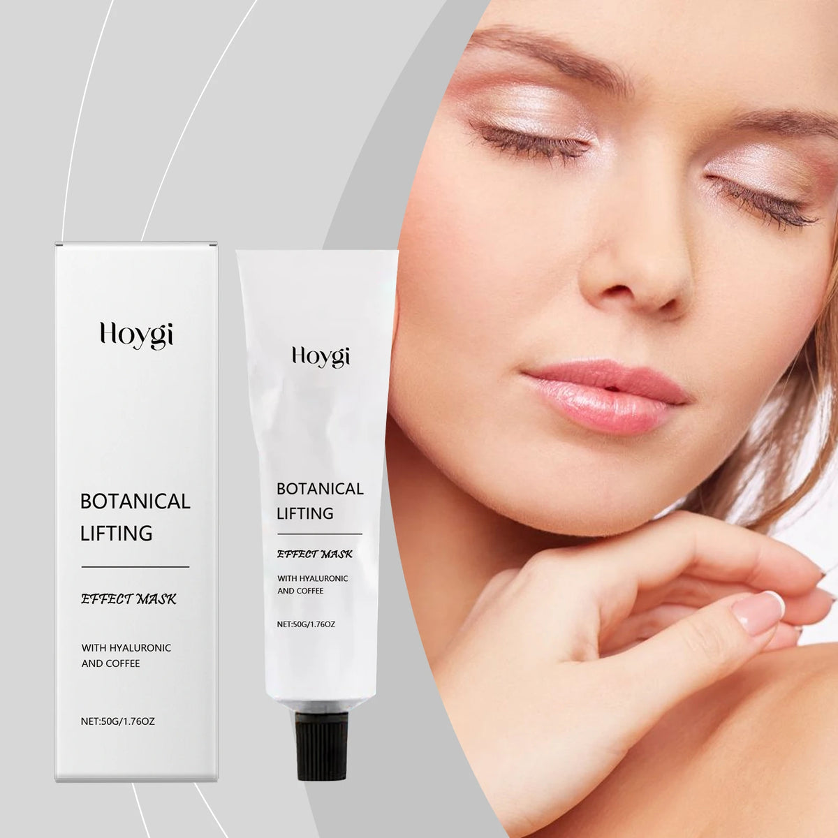 Hoygi Hydrogel Overnight Mask – Brightening & Firming Skin Care Overnight Hydrogel Mask Qst