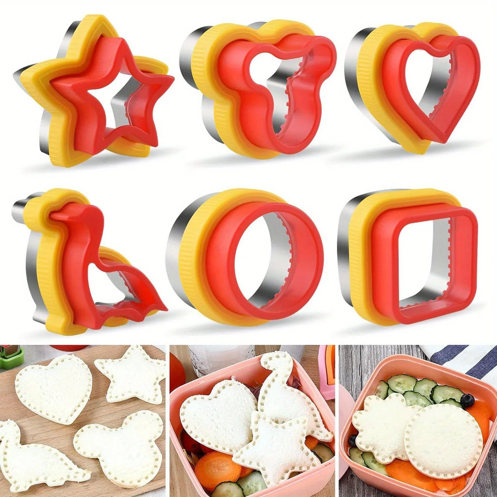Stainless Steel Cookie Cutters – Animal & Heart Shapes Set Cookie Cutter Set Qme