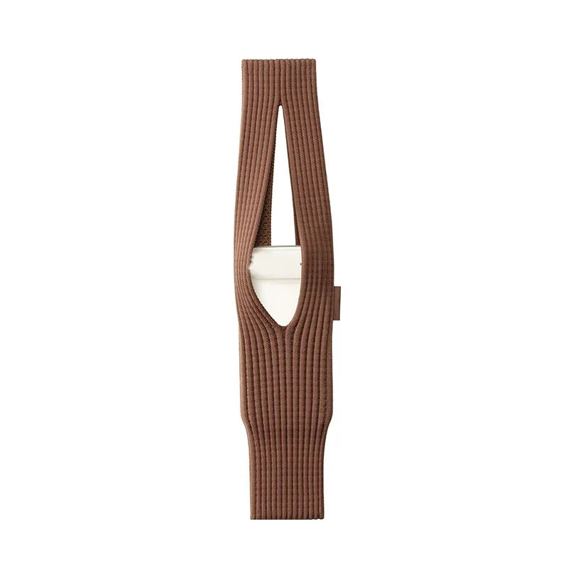 Knitted Woven Phone Pocket Mini Bag | 8 Colors – Stylish Pouch Knitted Phone Pouch Qme one size B
