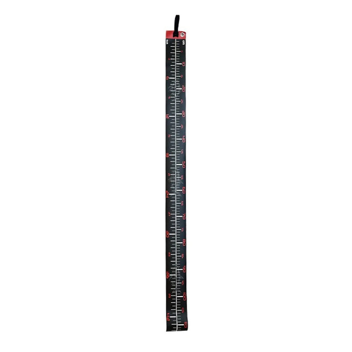 Portable Carp Fishing Measuring Tape – 110cm Waterproof PVC Fishing Measuring Tape Qme red