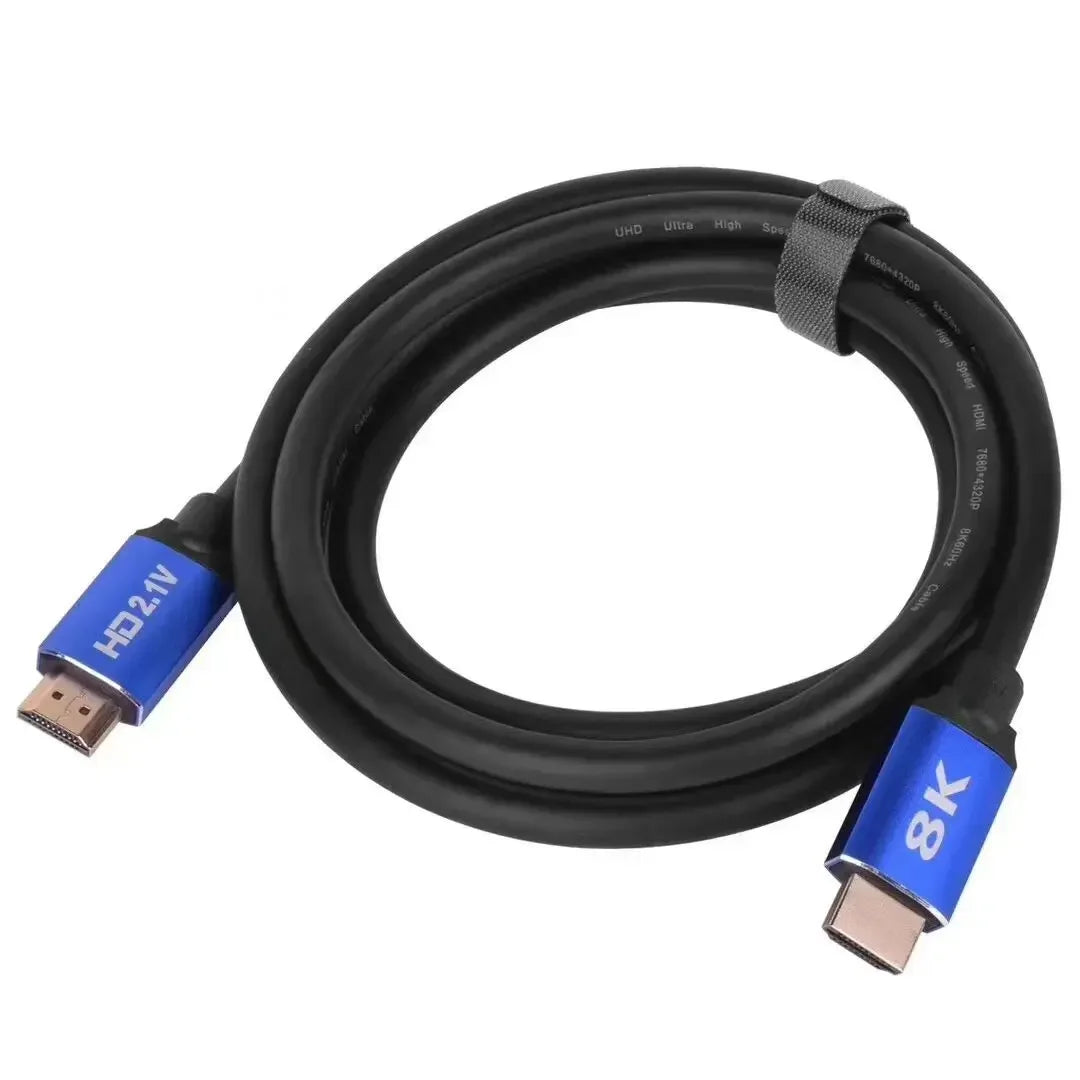 HDMI 2.1 Cable 1.5m – 8K 60Hz, 4K 120Hz, 48Gbps, ARC, HDR HDMI Cable Qme
