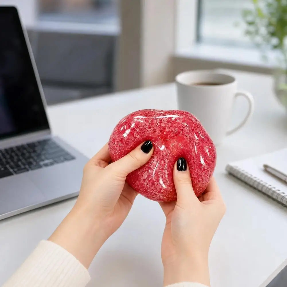 Apple Smoothie Squishy Stress Toy – Kids Sensory Squeeze Ball Squishy Stress Toy Qme