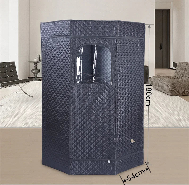 Portable Home Sauna Tent 180cm – Wet Steam Spa & 3L Pot Portable Sauna Tent Qst