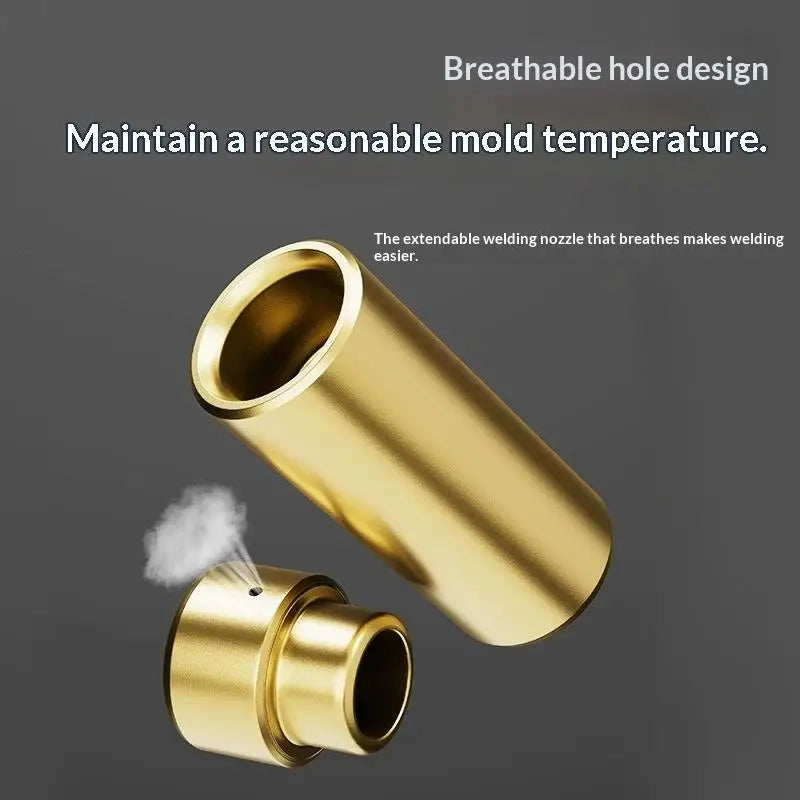 PPR Pipe Extended Long Melt Head Stainless Steel Die 70mm Pipe Welding Die Head Qme