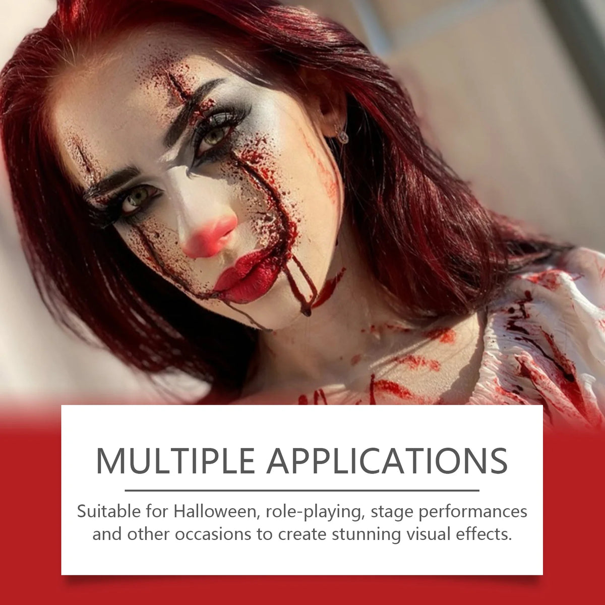 Halloween Fake Blood Set – Special Effects Body Paint Makeup Special Effects Makeup Qst
