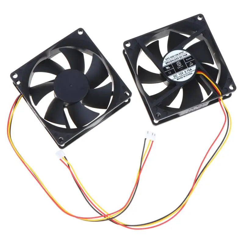 80x80x25mm 12V 3-Wire Server Cooling Fan EF06 EF07 Server Cooling Fan Qme